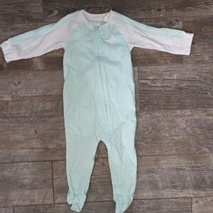 Adidas Mint Green and White Baby Footie (NWOT)